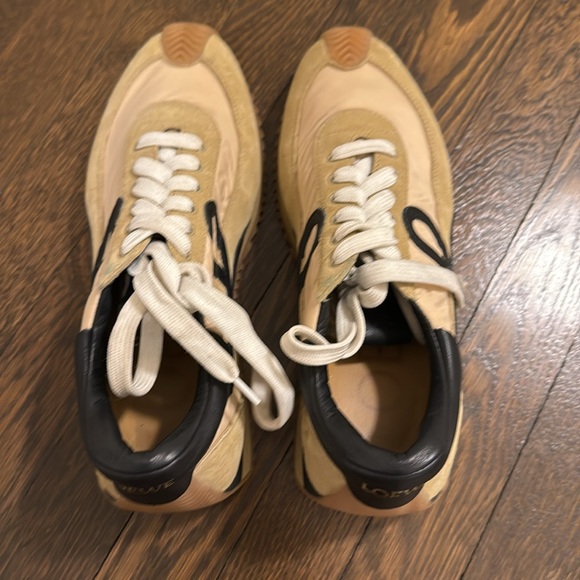 Loewe Authentic Black & Tan Suede Tennis Shoes 39 - Picture 4 of 7